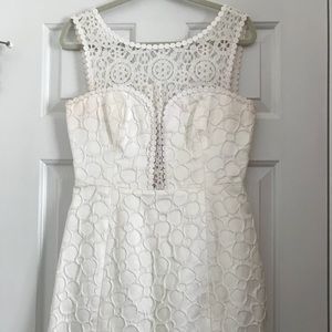 Lilly Pulitzer Sleeveless Lace & Patterned Dress